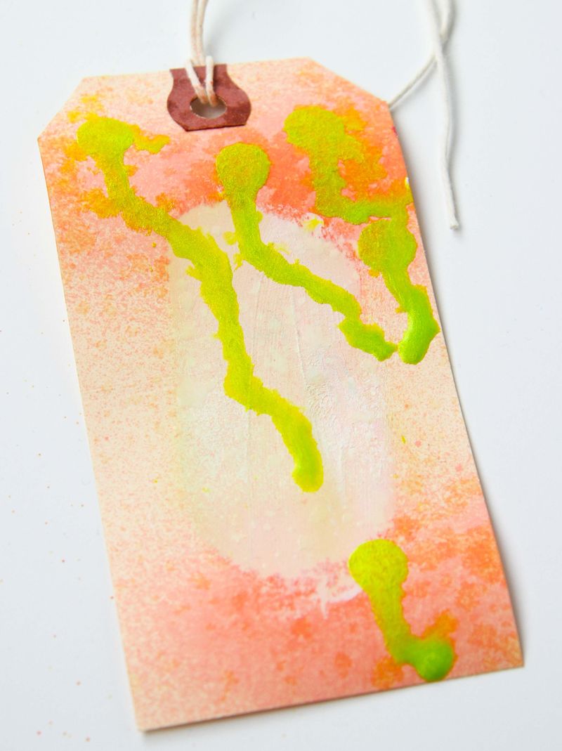 Doodled and painted stamped tags-004