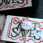 ART SAVES Stickers